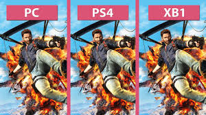 The xbox one x even looks better than the ps4 pro from a purely cosmetic. Just Cause 3 Pc Vs Ps4 Vs Xbox One Graphics Comparison Youtube