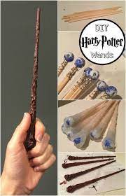 Diy Harry Potter Wands Chopsticks Wire Beads Hot Glue Paint Harry Potter Wand Harry Potter Diy Harry Potter Halloween Party