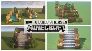 You can enhance the beauty of your garden by using right type of stairs. How To Build Stairs In Minecraft 6 Designs Easy Minecraft Build Tutorial Youtube