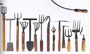 Forks Hoes Come In Two Basic Sizes Big For Large Scale Plantings Small For More Precise Tasks Such As Weedi Garden Tools Vintage Gardening Vintage Garden