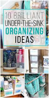 the sink organization ideas