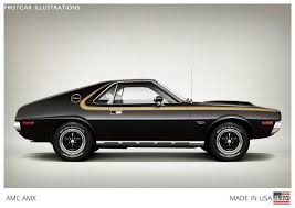 Image result for Classic Black 1968 AMC