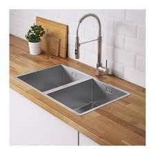 Norrsjon Evier Integre 2 Bacs Acier Inoxydable Ikea Evier Cuisine Evier Ikea