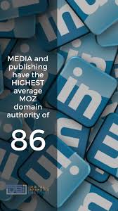 Did You Know Media And Publishing Have The Highest Average Moz Domain Authority Of 86 Branding Resources Social Media Marketing Branding