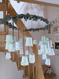 Geöffnet werden die folgenden drei ideen und anleitungen für adventskalender sind teils einfach und teils etwas aufwendiger zu basteln, doch echte hingucker. Diy Hula Hoop Adventskalender Basteln Lavendelblog