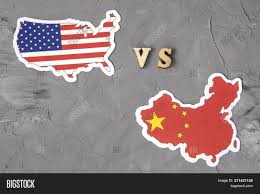 The us in latin america. Flags Usa China Image Photo Free Trial Bigstock