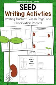 They're sure to provide your child with hours of entertainment (and learning!). Seed Writing Activities Mamas Learning Corner