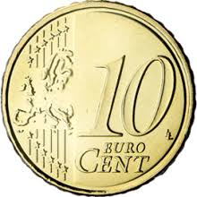 Ces pièces ont un prix officiel de 10 euros, elles sont acceptées dans tous les commerces. 10 Euro Cent Coin Wikipedia