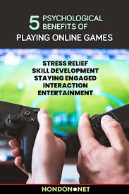 5 Psychological Benefits Of Playing Online Games Nondon In 2020 Online Games Play Game Online Stress Relief Games