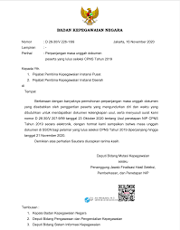 Ketepatan waktu instansi menyampaikan usul penetapan nip cpns 2018 akan turut menentukan waktu terhitung mulai tanggal (tmt). Perpanjangan Masa Unggah Dokumen Peserta Yang Lulus Seleksi Cpns Tahun 2019 Badan Kepegawaian Negara