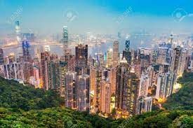 In my opinion, night time is the most beautiful time of the hong kong skyline. Hong Kong Skyline View From Victoria Peak Stock Photo Picture And Royalty Free Image Image 20142432