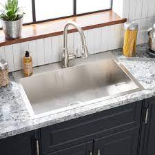 Buy stainless steel kitchen sinks and get the best deals at the lowest prices on ebay! 33 Sitka Stainless Steel Drop In Kitchen Sink Single Hole