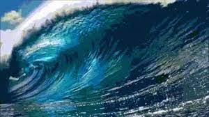 Blue Wave Gif Blue Wave Tsunami Discover Share Gifs Ocean Gif Ocean Waves Blue Wave
