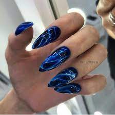 Lightning Strike Blue Nail Weddingphotographers Lightning Nails Fire Nails Swag Nails