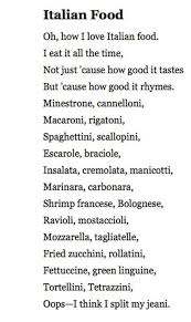 Shel Silverstein Italian Food Italian Recipes Silverstein Poems Shel Silverstein