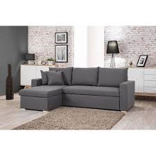 Dimension couchage occasionnel :130 x 190 cm. Canape Angle Convertible Reversible Rue Du Commerce