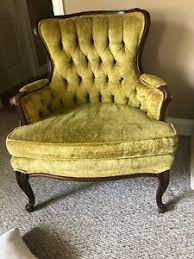 Buy velvet vintage/retro chairs and get the best deals at the lowest prices on ebay! Vintage Sam Moore French Provincial Gold Tufted Velvet Accent Chair Ebay