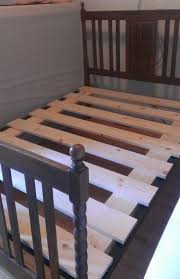 So I Could Get A New Box Spring But It Would Set Me Back Another 100 And It Still Wouldn T Solve The He Spring Bed Frame Box Spring Bed Frame Box
