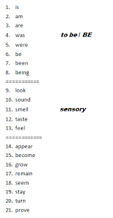 Helping Verbs List And Linking Verbs List Venn Diagram