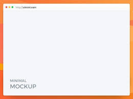 Free Minimal Clean Macos Browser Mockup Titanui Mockup Mockup Free Psd Browser