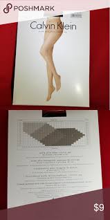 Calvin Klein Black Matte Stockings 620n Size A Black 15