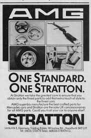 1985 Amg Accessories Lineup Amg Mercedes Benz