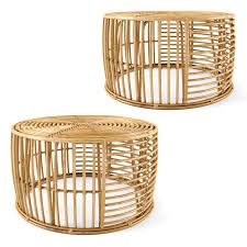 Solid + manufactured wood number of tables included: Java Rattan Coffee Table 3d Model For Vray