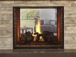 Build a full size fake fireplace that looks amazing in your home. Escape See Through Gas Fireplace Heat Glo