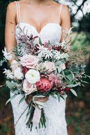 Industrial Chic Australian Wedding With Twinkle Light Magic Wildflower Wedding Theme Bridesmaid Boquets Wedding Flowers