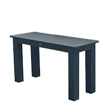 Outdoor living calls for outdoor dining. Lowe S For Highwood The Adirondack Collection Rectangle Outdoor Dining Table 22 In W X 54 In L Stainless Steel Ad Dtb25 Fbe Accuweather Shop