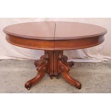 Round, oval, rectangular, square and even in the form of an extending dining table. Victorian Round Walnut Dining Table Chairish