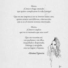 Cómo te hago entender que es más fuerte que yo que a nadie extraño más que no quise de ti cómo te hago entender cómo te hago entender. Morra Como Te Hago Entender Que Quiero Manuel Ignacio