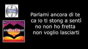 Angelo Famao Se Mi Dai Il Cuore Karaoke Ufficiale 2019 Youtube