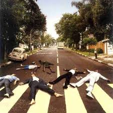Buy tickets to my online concert! Five Inspired Beatles Album Cover Parodies Bbc America Beatles Albums The Beatles Beatles Album Cover