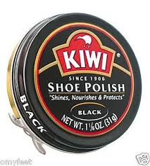 kiwi shoe shine wax polish paste leather care boot hi gloss 1 1 8oz black ebay