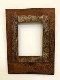 Cornice In Ferro Corten E Legno Cornici Artistiche Legno Cornici