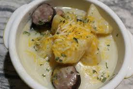 Cook on low 7 hours, or high 3 hours. Comforting Crockpot Sausage Potato Soup Recipe Cook Eat Go
