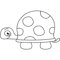 Keep your kids busy doing something fun and creative by printing out free coloring pages. Polka Dot Turtle Coloring Pages Surfnetkids