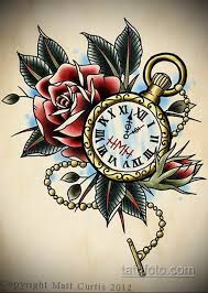 No need to worry about thorns when looking at these rad rose tattoo designs. Rose Tattoo Pocket Watch Tattoo Design Watch Tattoo Design Pocket Watch Tattoos