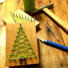 nail string art free christmas ornament pattern the kingston home
