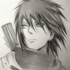 Pin Oleh Akira 77 Di Naruto Art Sketsa Gambar Pensil Gambar Anime