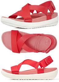 Fitflop Sling Sandals Hibiscus Size 10 Only