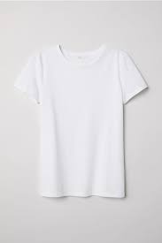T Shirt White Ladies H M Us Plain White T Shirt White Tshirt Women White Tee Shirts