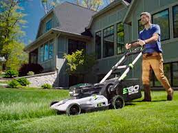 Secondly, does home depot recycle lawn mowers? Ego Self Propelled Lawn Mower Battery Powered Lawn Mower For Half Acre