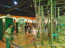 Kawasan riadah bertemakan waterpark, psn water plaza terletak di bahagian luar bangunan psn. Rasa Nak Demam Ke Pusat Sains Negara