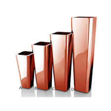 Roses are synonymous with romance, beauty and love, and are one of the most popular flowers in the world. China Square Tall Metal Rose Gold Flower Pot With Indoor Decoration China Metal Flower Pot And Tall Vase Price