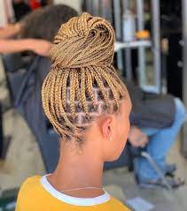 50 Incredible Natural Hairstyles For Black Women Braided Hairstyles Hair Styles Blonde Box Braids