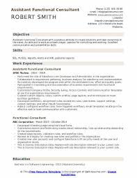 functional consultant resume samples