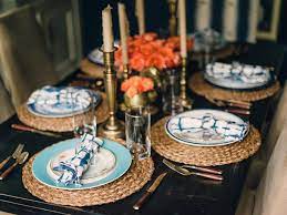 Tray service fblue plate service this type of table service is used when the group is small, the table is small, and the area for dining is small. Vintage Table Setting Hgtv