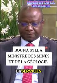 BOUNA SYLLA MINISTRE DES MINES ET DE LA GÉOLOGIE #mtnguinee #Diploma...